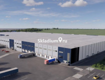 Вид здания. Мезонин Склад Ленинградская обл, Тосненский р-н, гп Красный Бор, ул Красная дорога, д 80 , 32 105 м2 фото 3